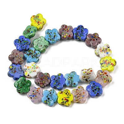 Handmade Lampwork Beads Strands LAMP-R145-08-1