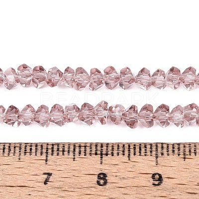 Transparent Glass Beads Strands GLAA-N018-4mm-25-1