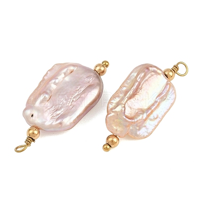 Natural Baroque Keshi Pearl Pendants PA-CBA0A45-01G-1