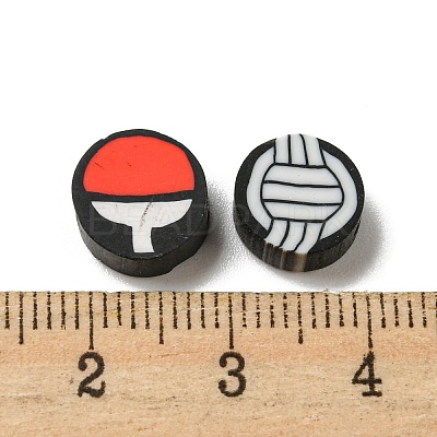 Handmade Polymer Clay Beads CLAY-E005-09-1