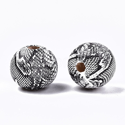 Natural Wooden Beads WOOD-R270-08-1