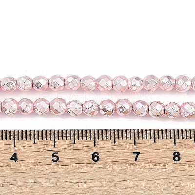 Baking Paint Electroplated Synthetic Non-magnetic Hematite Beads Strands G-H072-A01-01K-1