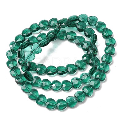 Transparent Glass Beads Strands GL-CBA7A17-03A-09-1