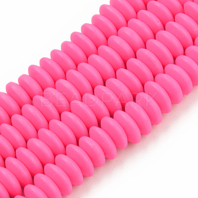 Handmade Polymer Clay Beads Strands CLAY-N008-064-A05-1