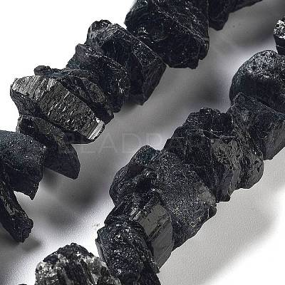 Raw Rough Natural Tourmaline Beads Strands G-P528-A13-01-1