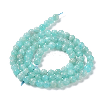 Natural Amazonite Beads Strands X-G-F461-12-4mm-01-1