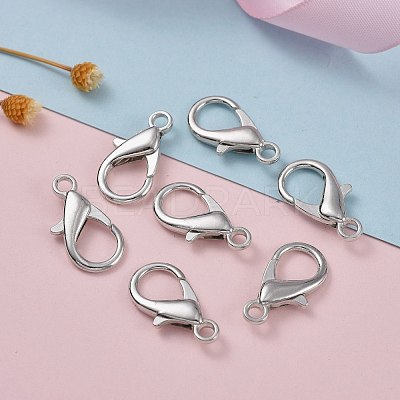 Zinc Alloy Lobster Claw Clasps E107-1