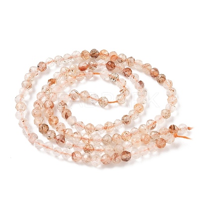 Natural Rutilated Quartz Beads Strands G-L622-C06-3mm-1