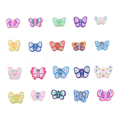 Handmade Polymer Clay Beads CLAY-CJ0001-17-1