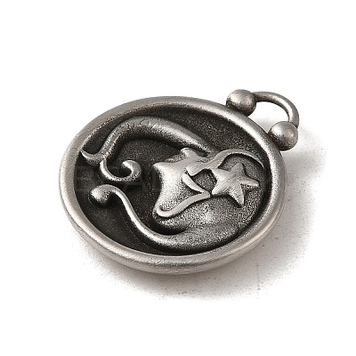 304 Stainless Steel Pendants STAS-L022-306AS-06-1