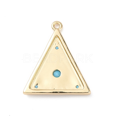 Rack Plating Brass Pendants KK-L155-51G-1