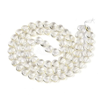 Baking Paint Transparent Glass Beads Strands DGLA-N021-01B-03-1