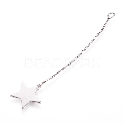 Brass Big Pendants KK-L198-005P-1