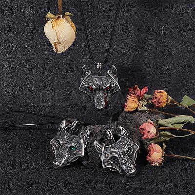 3Pcs 3 Colors 304 Stainless Steel Pendants STAS-UN0055-81-1