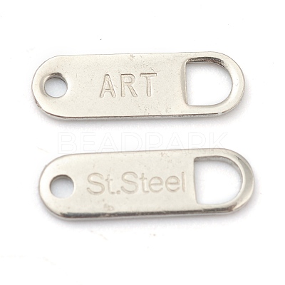 Tarnish Resistant 304 Surgical Stainless Steel Chain Tabs STAS-G245-02-1