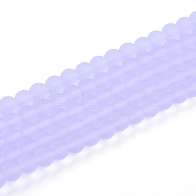 Transparent Glass Beads Strands GLAA-T032-T4mm-MD01-1