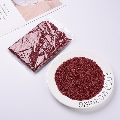 Baking Paint Glass Seed Beads SEED-S003-K14-1