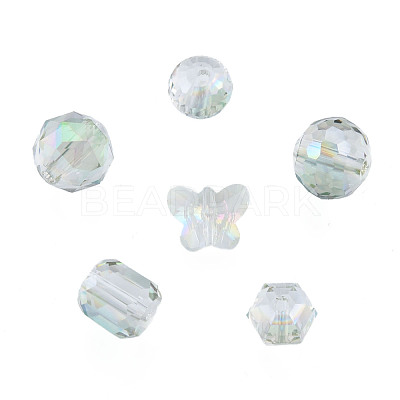 Transparent Glass Beads EGLA-N002-49-B07-1