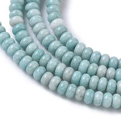 Ombre Effect Dyed Glass Beads Strands GLAA-C043-01B-1