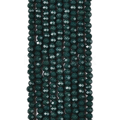 Opaque Solid Color Imitation Jade Glass Beads Strands EGLA-A044-P3mm-D12-1