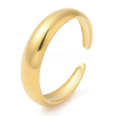 304 Stainless Steel Open Cuff Rings RJEW-K245-78G-1