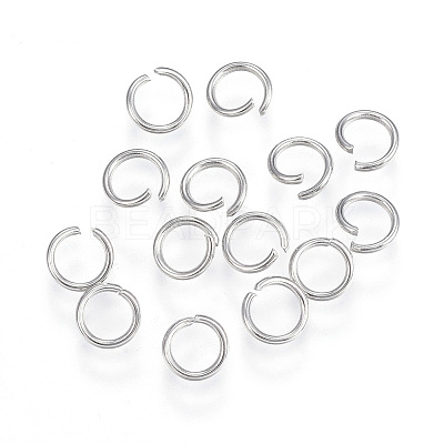 Tarnish Resistant 304 Stainless Steel Open Jump Rings A-STAS-F110-09P-1