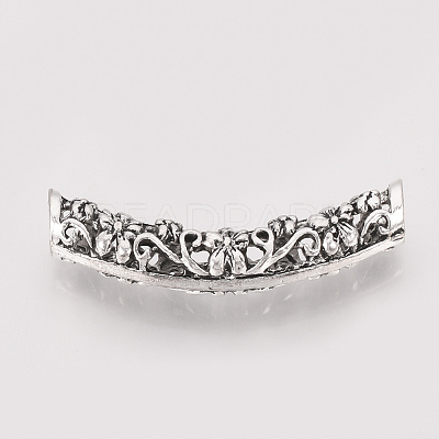 Tibetan Style Alloy Tube Beads LS-TIBE-T011-86AS-LF-1
