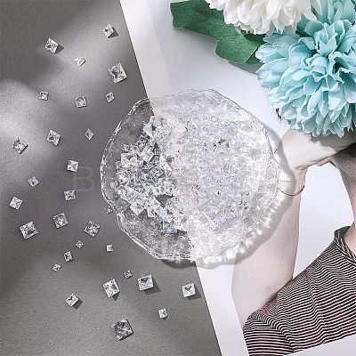 6 Style Cubic Zirconia Cabochons ZIRC-HY0001-01-1