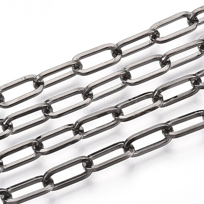 Unwelded Iron Paperclip Chains CH-S125-02F-B-1