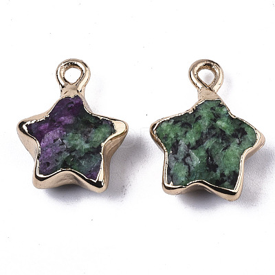 Natural Ruby in Zoisite Pendants G-N326-36G-1