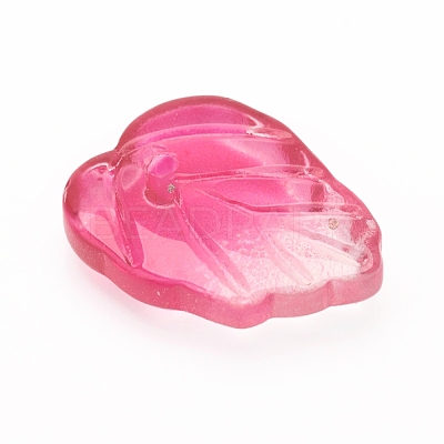 Two-Tone Transparent Glass Charms X-GLAA-H016-15-1