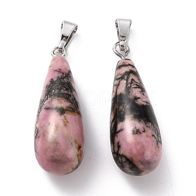 Natural Rhodonite Pendants G-F707-23-1