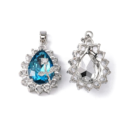 Glass Pendants GLAA-H014-03-1