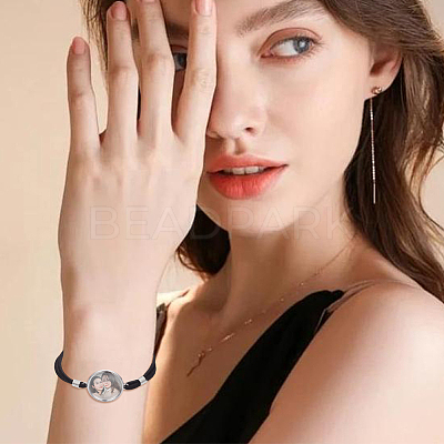 DIY Faux Suede Cord & Aluminum Heat Transfer Blank Bracelet Making Kits DIY-DR0002-38-1