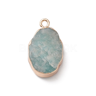 Natural Green Aventurine Pendants X-G-K333-01B-1