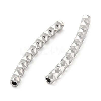 Non-Tarnish 304 Stainless Steel Tube Beads X-STAS-B047-29B-P-1
