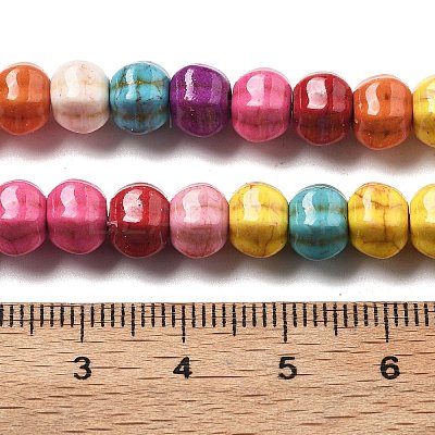 Synthetic Turquoise Beads Strands X-G-B140-D01-1