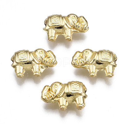 Rack Plating Alloy Beads PALLOY-T077-133LG-RS-1