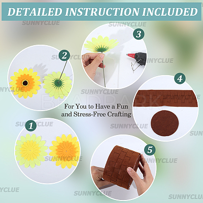 1Set Non-woven Fabric Material Package DIY-SC0032-33D-1