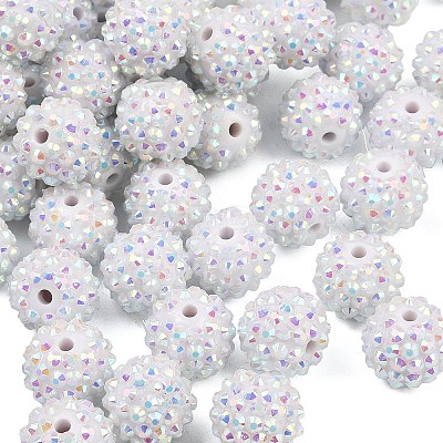 AB-Color Resin Rhinestone Beads RESI-S315-14x16-16-1