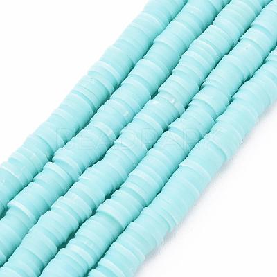 Handmade Polymer Clay Bead Strands CLAY-T002-6mm-28-1