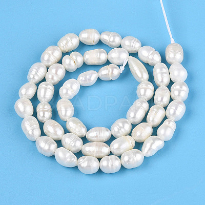 Natural Cultured Freshwater Pearl Beads Strands PEAR-N012-05B-01-1