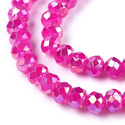 Baking Paint Glass Beads Strands DGLA-A034-J2mm-B11-1
