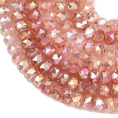 Imitation Jade Glass Beads Strands EGLA-F167-03A-1