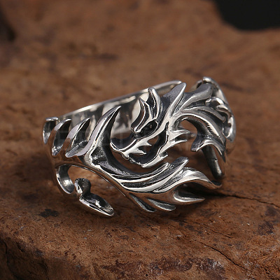 Retro Alloy Cuff Open Rings for Men FS-WGB8A4E-03-1