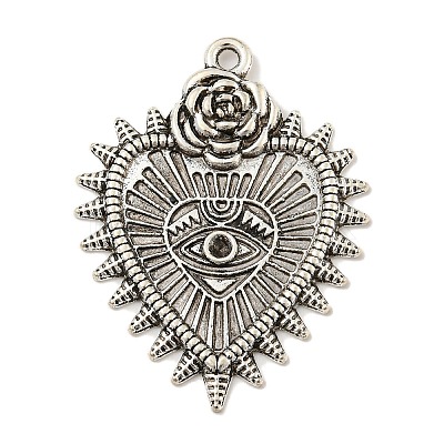 Tibetan Style Alloy Pendants Enamel Settings TIBE-L013-10AS-02-1