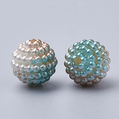 Imitation Pearl Acrylic Beads OACR-T004-10mm-18-1
