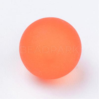 Transparent Acrylic Beads FACR-R022-8mm-M-1