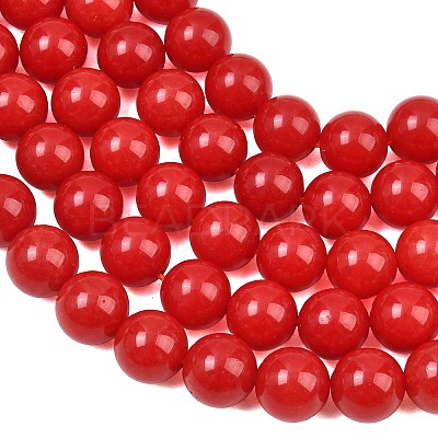 Dyed Natural White Jade Beads Strands GG-CBAD029-A09-8mm-1