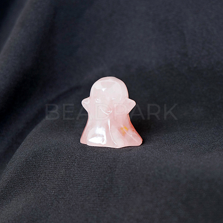 Halloween Natural Rose Quartz Home Display Decorations G-PW0004-50D-1